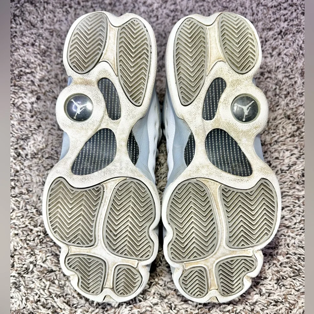 Nike‎ Team Jordan Youth Size 7Y/8.5W White Gray 820273-103 Shoes Sneakers